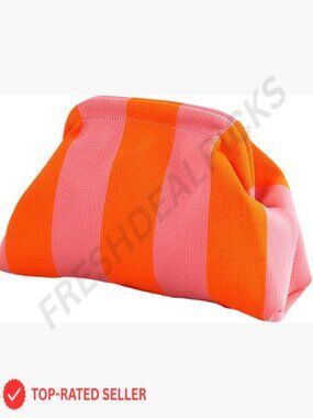 Woven Crochet Clutch Purse Evening Handbag Summer Beach Boho Chic